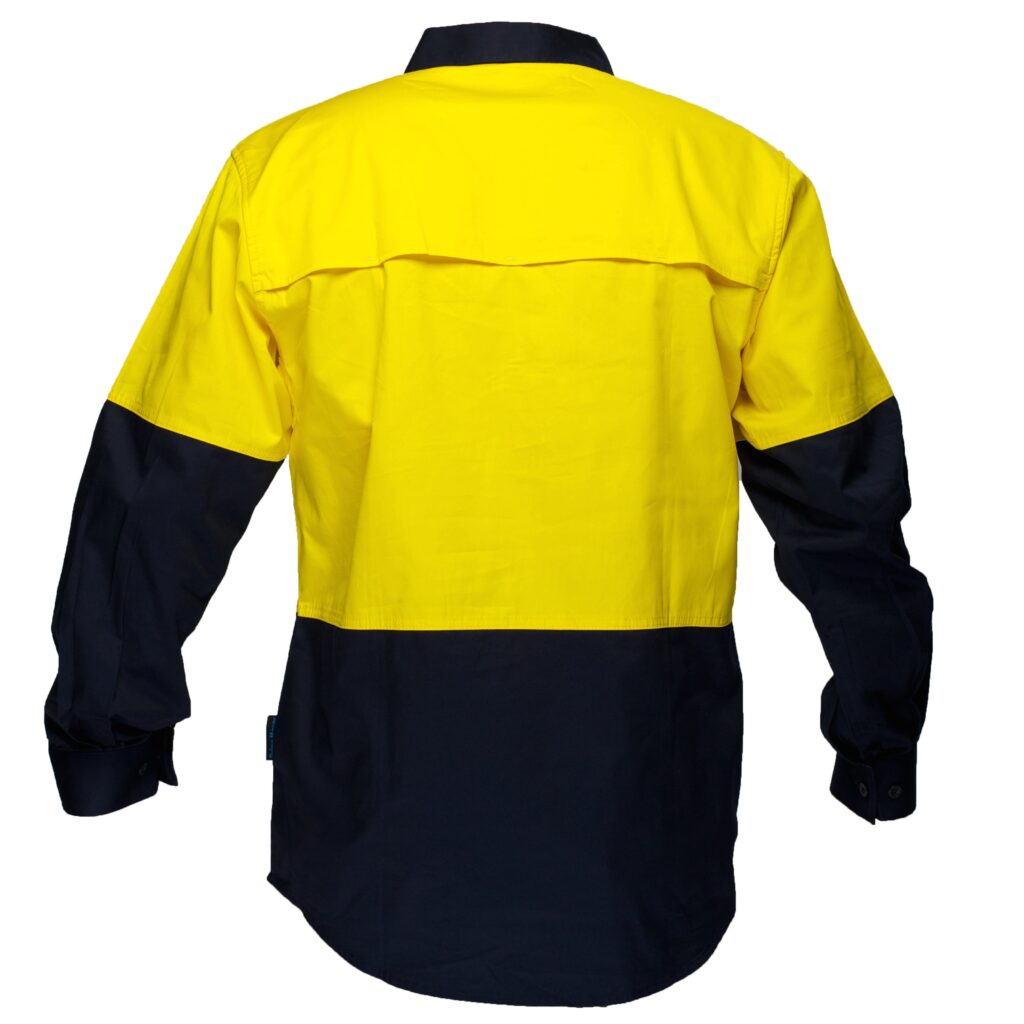 Closed Shirt L/S Class D Yellow - MC801 Back