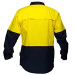 Closed Shirt L/S Class D Yellow - MC801 Back
