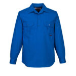 Lightweight Shirt Closed L/S Cobalt - MC903 Front