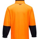 Polar Fleece Jumper Class D orange navy back- MF115