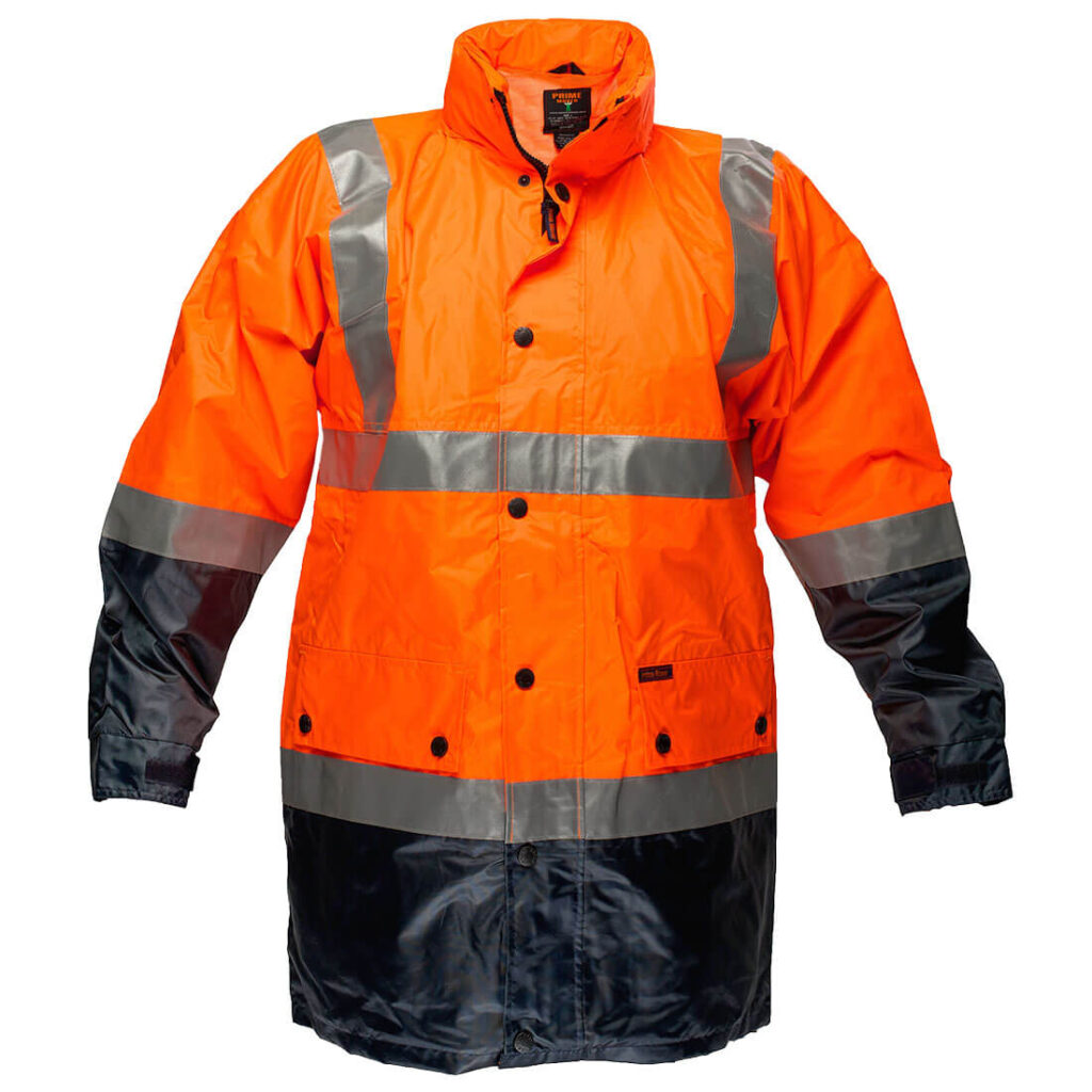 Hi-Vis 2-Tone Jacket Lite D/N Orange - MJ306 Front