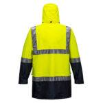 Hi-Vis 2-Tone Jacket Lite D/N Yellow - MJ306 Back