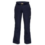 Ladies Cargo Pants Navy- ML708 Front