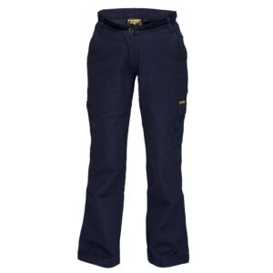 Ladies Cargo Pants Navy- ML708 Front