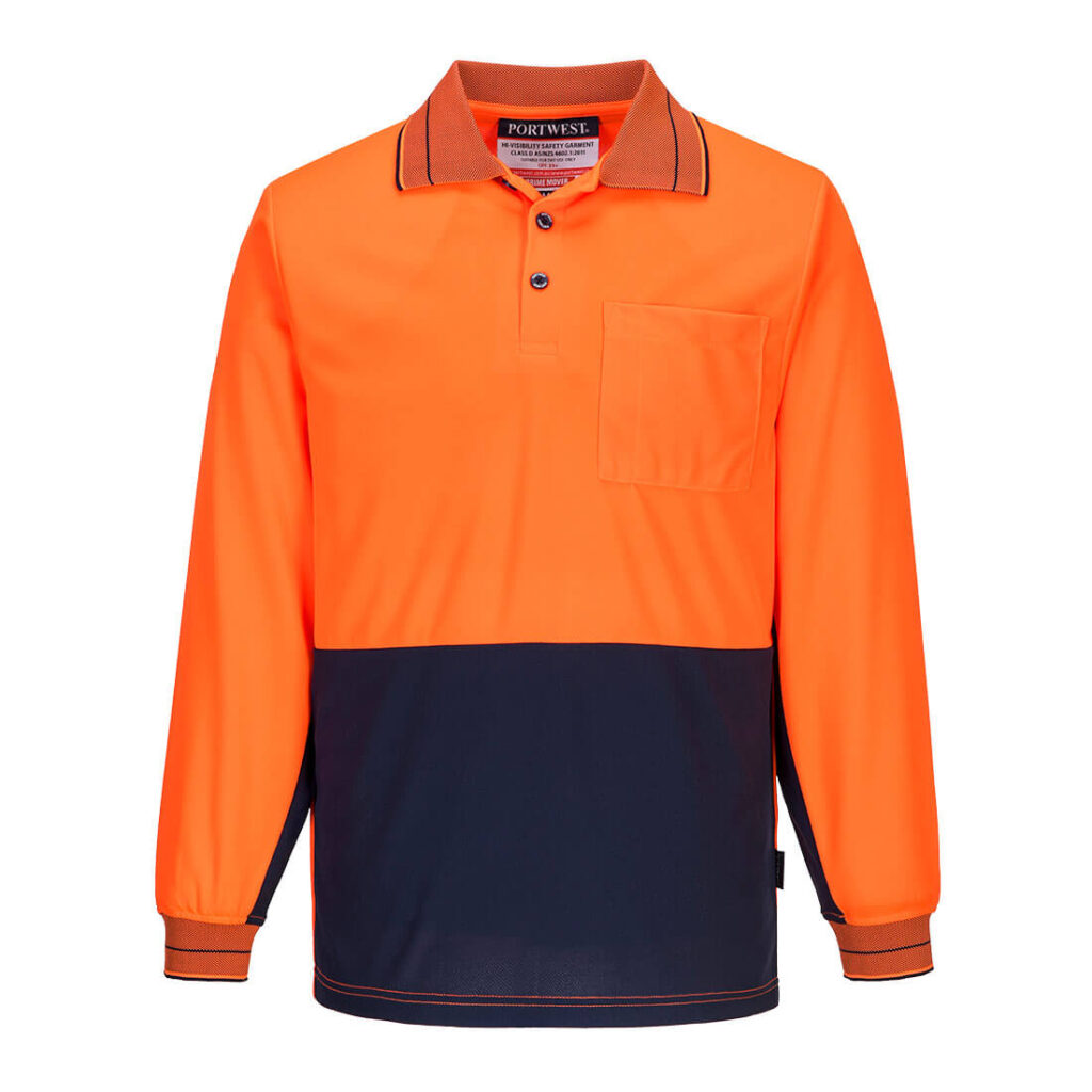 Long Sleeve Micro Mesh Polo - MP113