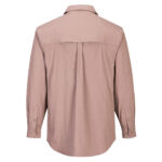 Utility Stretch Long Sleeve Shirt Sand - MS106 Back