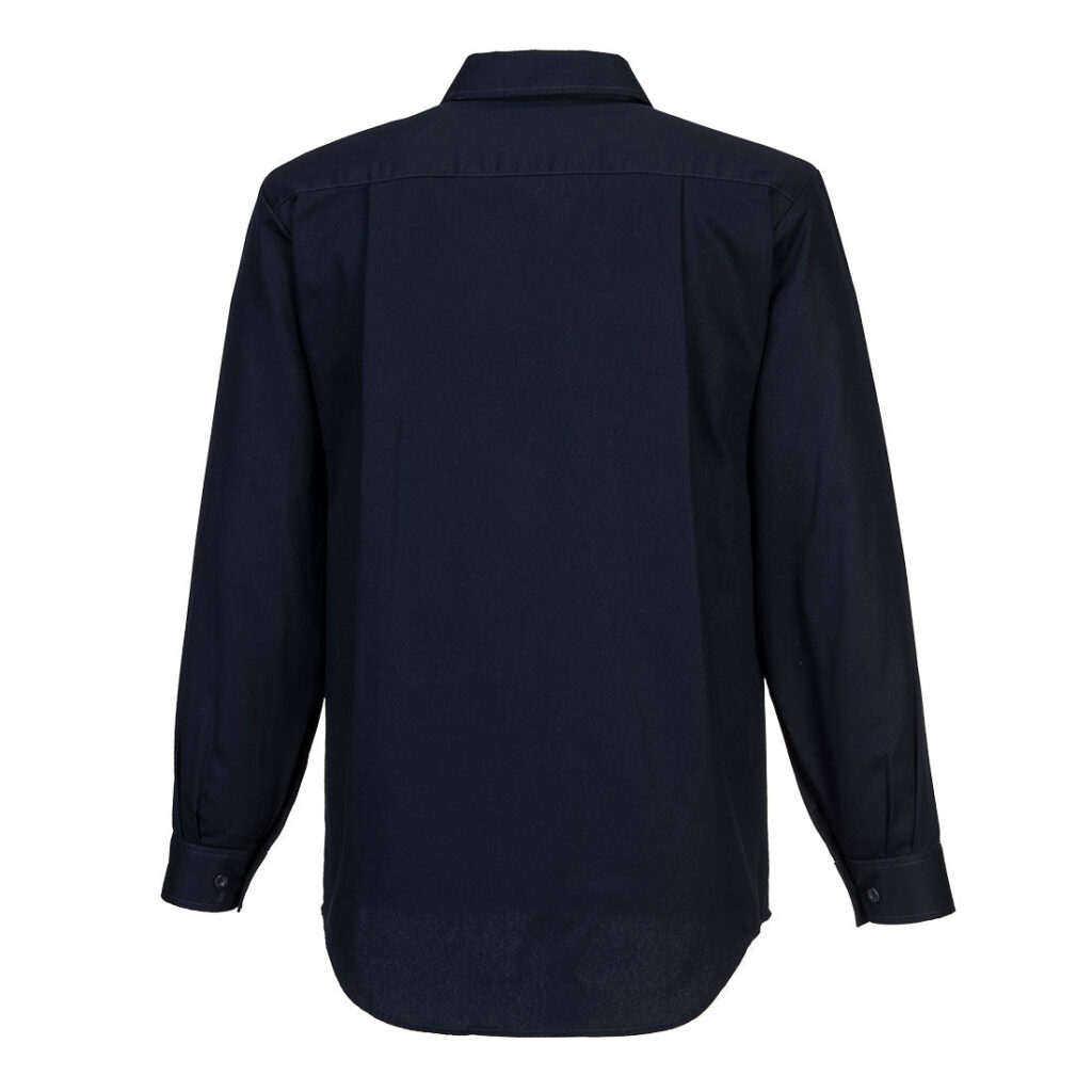 Business Shirt L/S Navy - MS903 Back