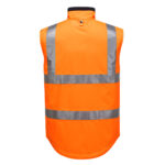 Reversible Bodywarmer D/N Orange back - MV214