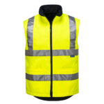 Reversible Bodywarmer D/N Yellow front - MV214