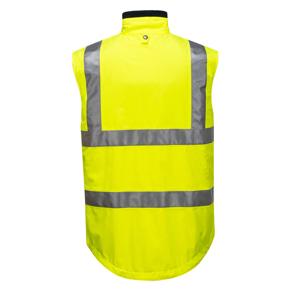 Reversible Bodywarmer D/N yellow back- MV214