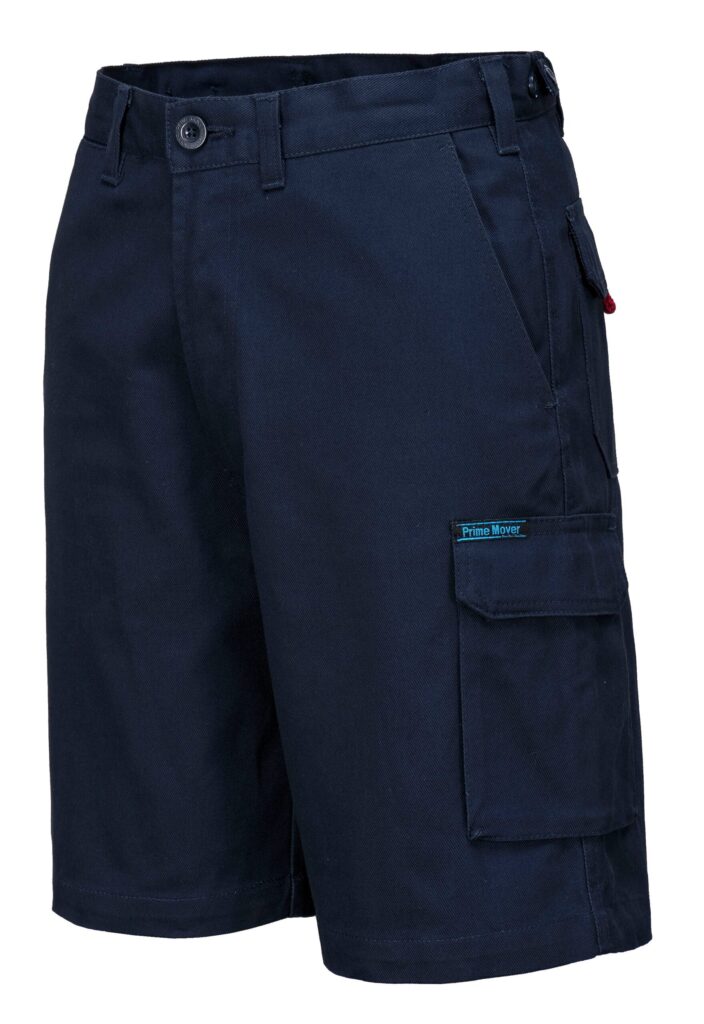 100% Cotton Cargo Shorts Khaki- MW702