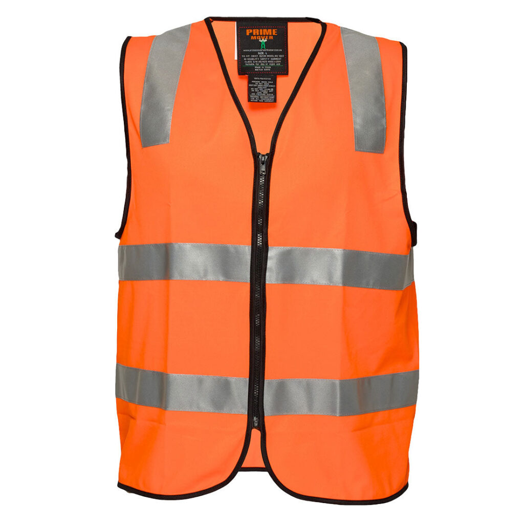 Visitor Zip Vest D/N Orange - MZ106