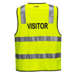 Visitor Zip Vest D/N yellow- MZ106