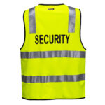 Security Zip Vest D/N yellow  - MZ108