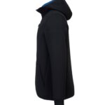 KX3 Technical Fleece black blue side- T831