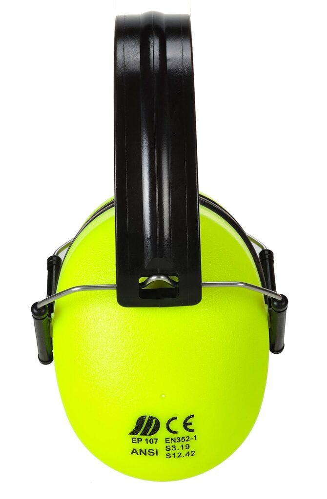 Yellow Super Hi-Vis Ear Protector- PS41