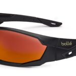 Bollé Mercuro Polarised Lens Grey/Black Temple - Red flash
