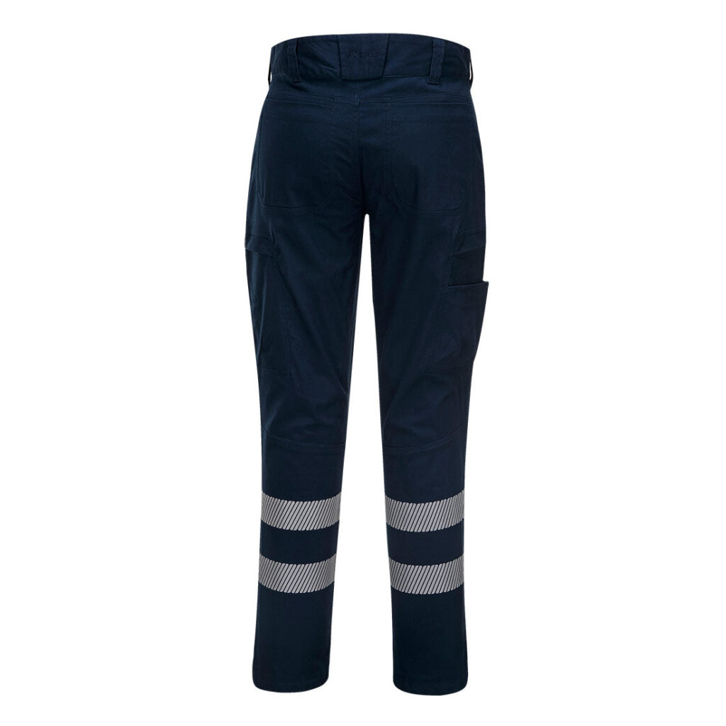 PW3 Work Stretch Trousers Navy - PW341 Back