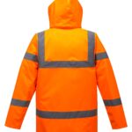 Hi-Vis Traffic Jacket Orange - S460 Back