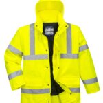 Hi-Vis Traffic Jacket Yellow - S460 Front