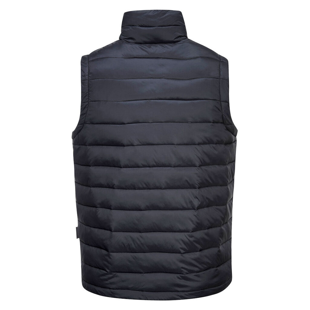 Aspen Baffle Gilet Black - S544 Back