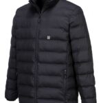 Ultrasonic Heated Tunnel Jacket Black - S547 Side