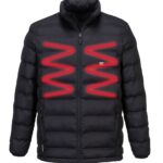 Ultrasonic Heated Tunnel Jacket Black - S547 Front