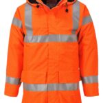 Orange Bizflame Rain Hi-Vis Multi Lite Jacket Orange- S774