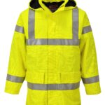 Yellow Bizflame Rain Hi-Vis Multi Lite Jacket Yellow - S774