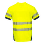 PW3 Hi-Vis T-Shirt S/S Yellow - T183 Back