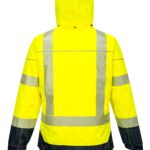 PW3 Hi-Vis Breathable Jacket Yellow/Navy - T403 Back