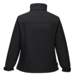 Charlotte Ladies Softshell Black Back - TK41 Back