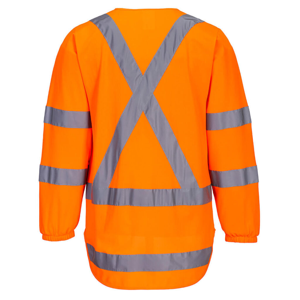 TTMC Vest L/S Orange - TM309 Back