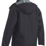 Lightweight Ripstop Rain Jacket with Concealed Hood - BJ6926