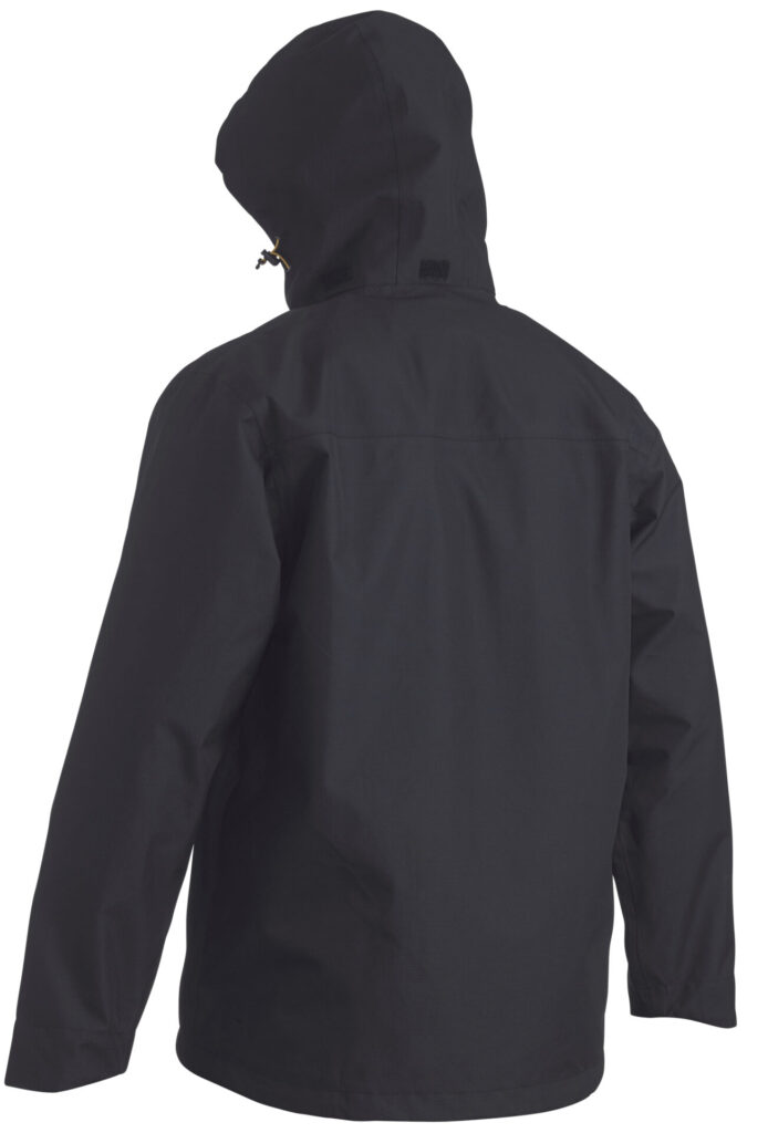 Lightweight Ripstop Rain Jacket with Concealed Hood - BJ6926