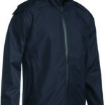 Lightweight Ripstop Rain Jacket with Concealed Hood - BJ6926