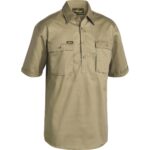 Closed Front Cotton Drill Shirt - BSC1433
