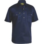 Closed Front Cotton Drill Shirt - BSC1433