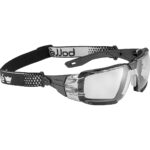 RUSH+ 2.0 XP SMALL PC lens PLATINUM AS/AF Bi-material frame PC+TPR Grey/Black With foam & strap