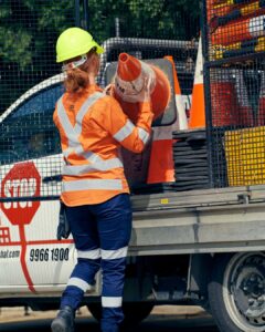 Taped Stretch Pu Rain Pants -BP6936T