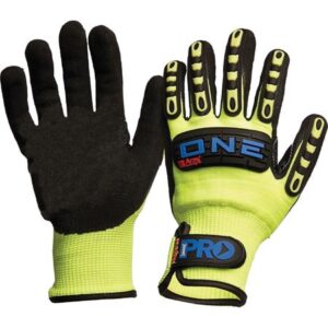 Arax One Nitrile Foam / Cut Resistant Liner Rubber Back Gloves - ONECR