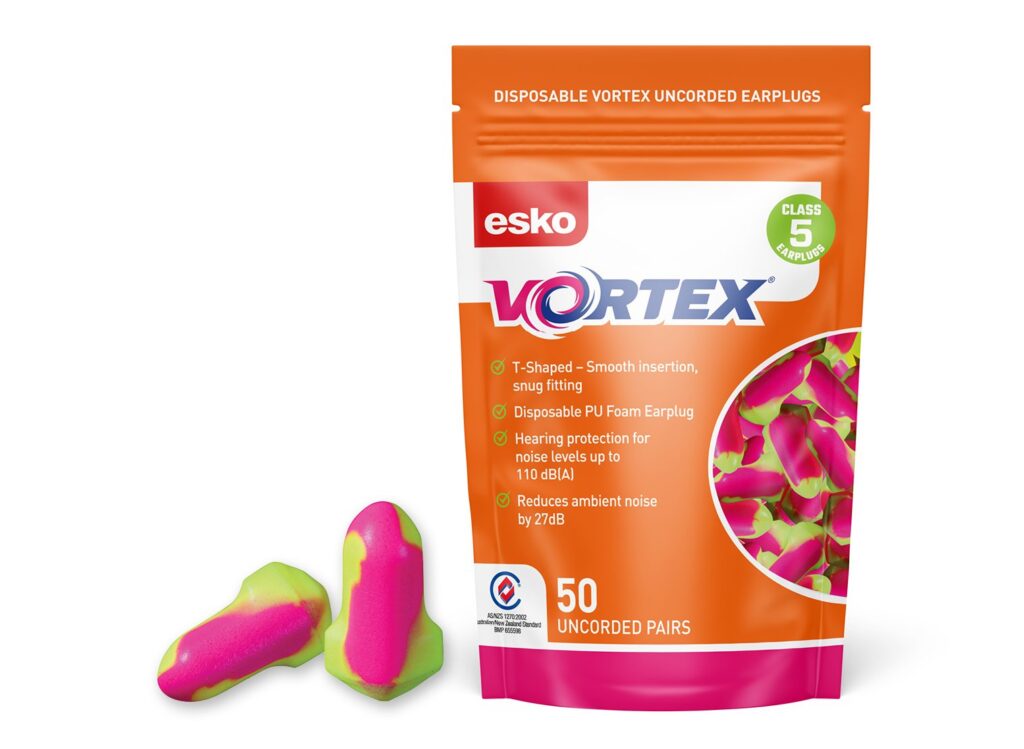 Vortex Earplugs T-Shaped Uncorded Pouch 50 ppairs - DE50-PU