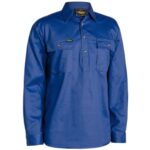 Closed Front Cotton Drill Shirt - BSC6433