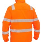 Taped Hi Vis Heated Jacket with Hood - BJ6842T