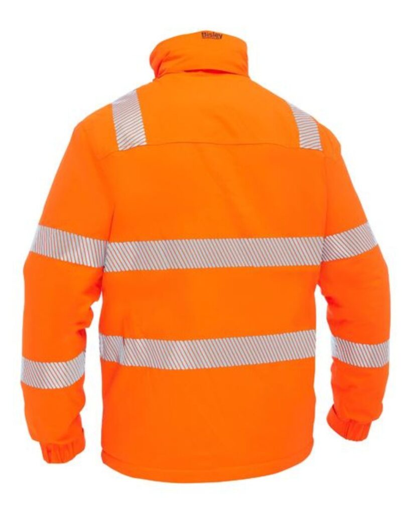 Taped Hi Vis Heated Jacket with Hood - BJ6842T