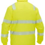 Taped Hi Vis Heated Jacket with Hood - BJ6842T
