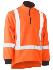 TTMC Hi Vis Polar Fleece 1/4 Zip Pullover