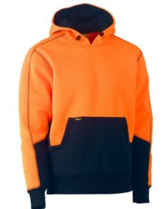 Hi Vis Fleece Hoodie Pullover