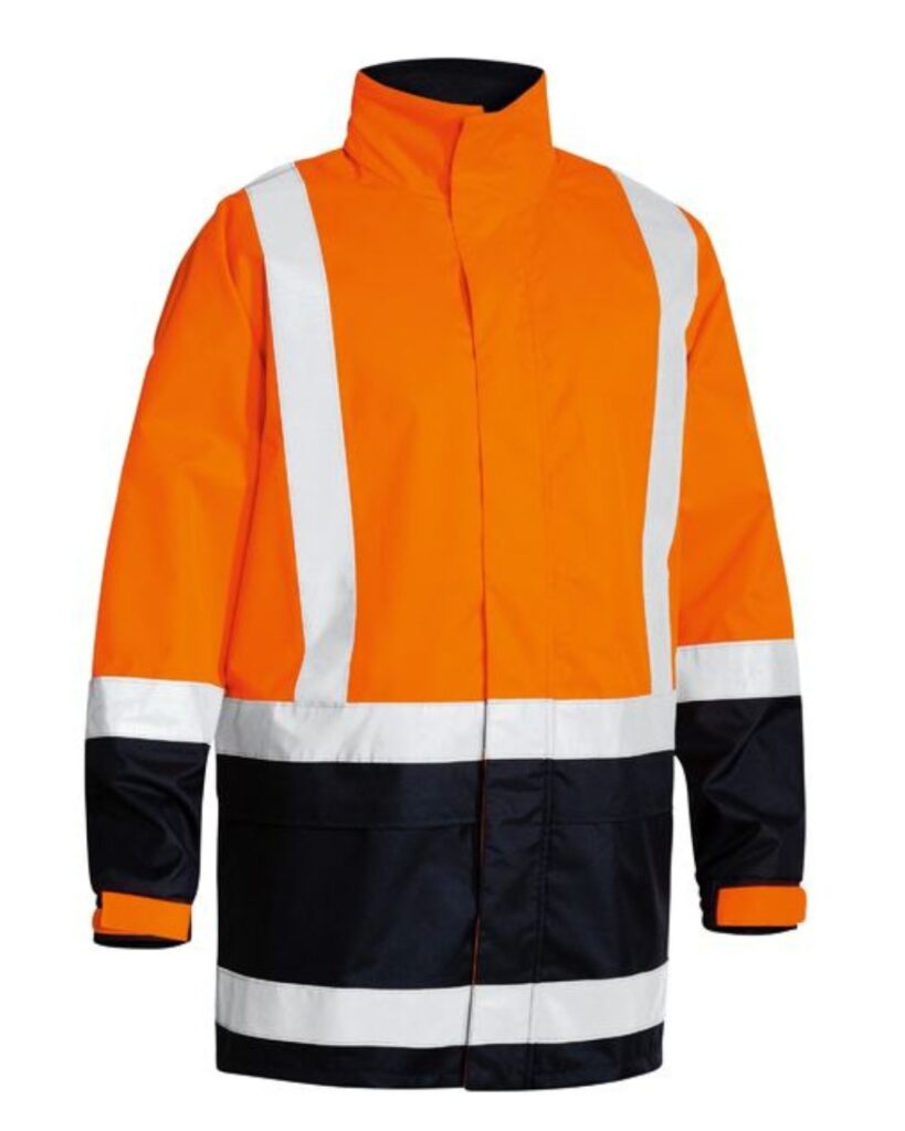 Taped Hi Vis Rain Shell Jacket