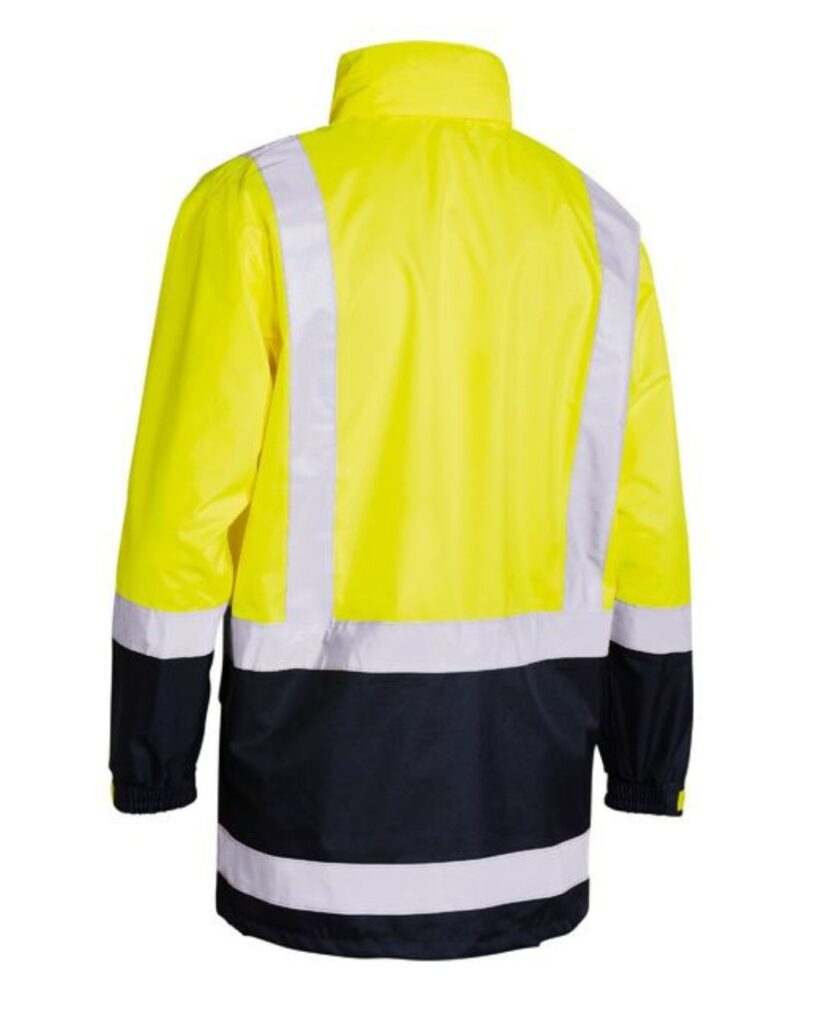 Taped Hi Vis Rain Shell Jacket